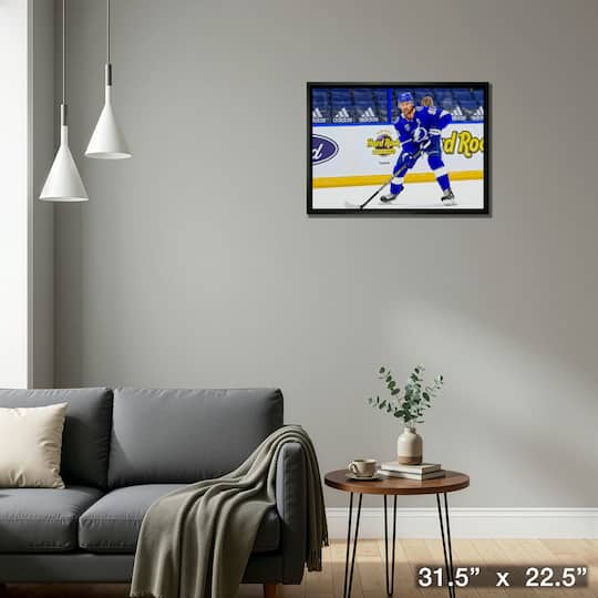 Steven Stamkos Tampa Bay Lightning Framed 20" x 29" Action Canvas 31.5" x 22.5"